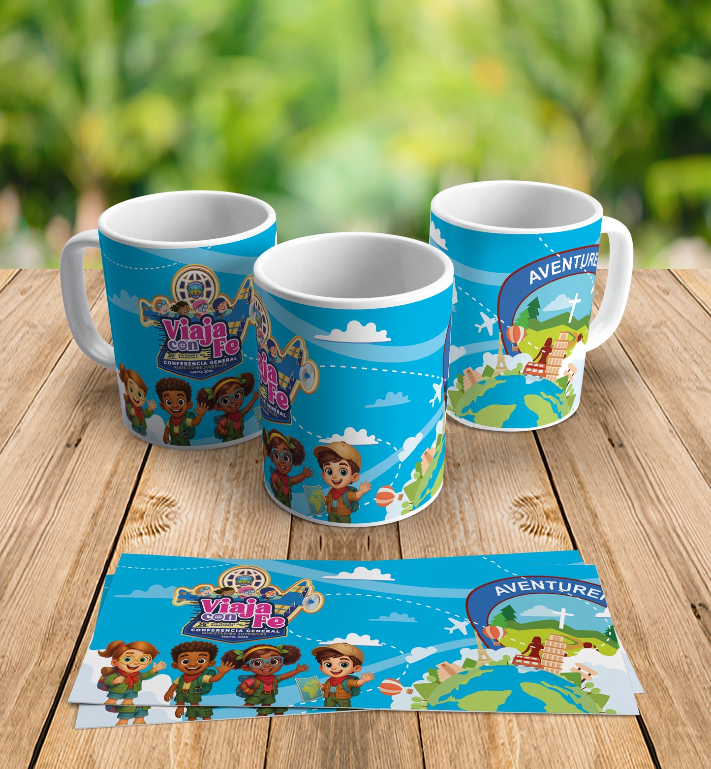 Diseño Taza Dia Mundial  Aventureros DTDMAV251