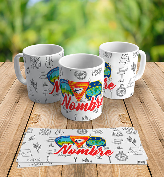 Diseño para tazas Conquistadores-PTCQ002