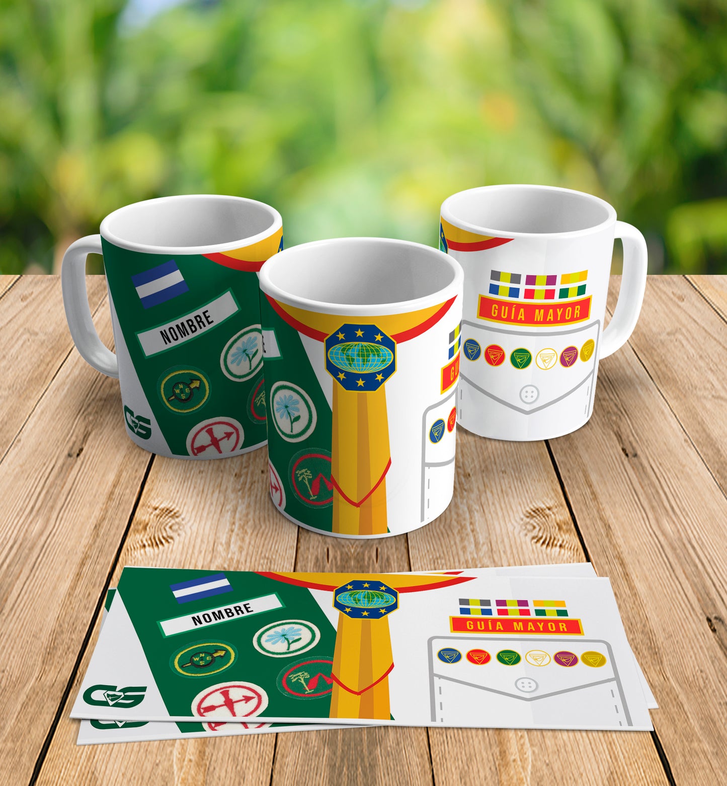 Diseño para tazas Guías Mayores Uniforme-PTGM001